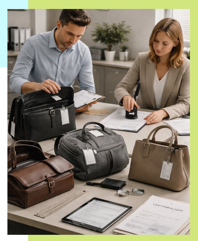 Сертификация сумок в Мичуринске от 7766 руб. | Алешин-Мчр