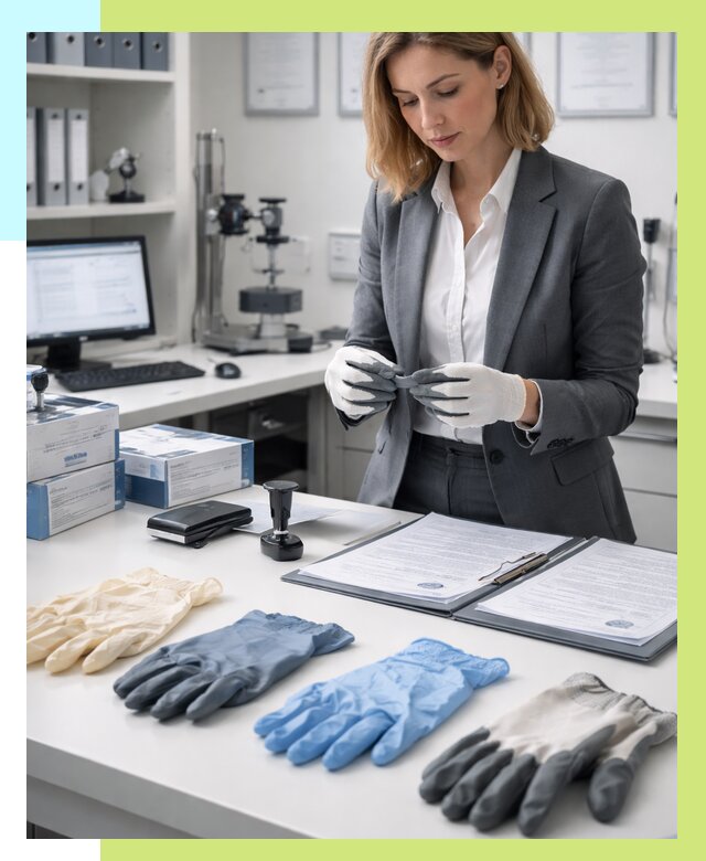 Сертификация перчаток в Мичуринске от 8801 р. | Алешин-Мчр