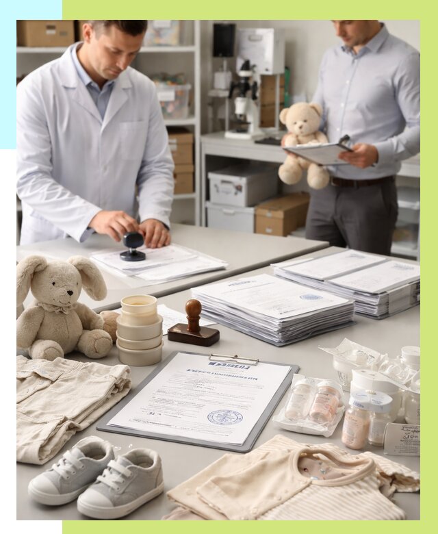 Сертификация детских товаров в Мичуринске от 15531 р. | Алешин-Мчр