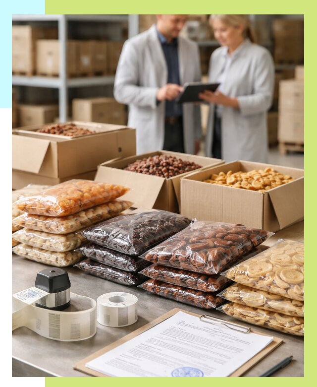 Сертификация сухофруктов в Мичуринске от 12425 р. | Алешин-Мчр под ключ