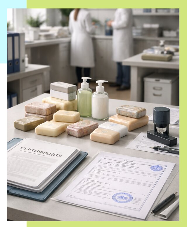 Сертификация мыла и сертификат на мыло в Мичуринске от 12425 | Алешин-Мчр