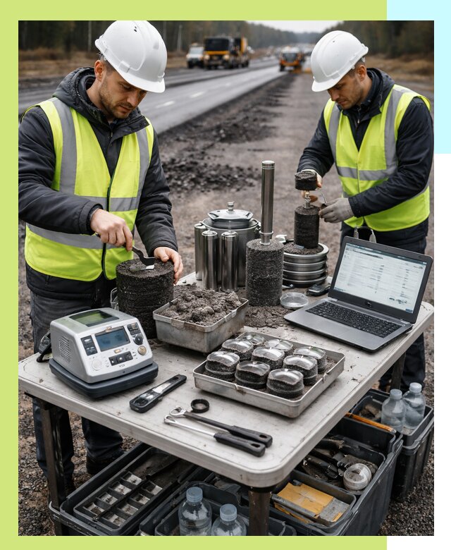 Сертификация асфальта: испытания и подтверждение в Мичуринске