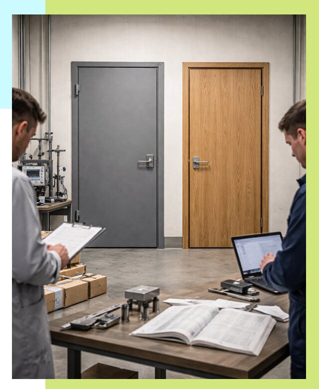 Сертификация дверей в Мичуринске от 8283 р. под ключ | Алешин-Мчр