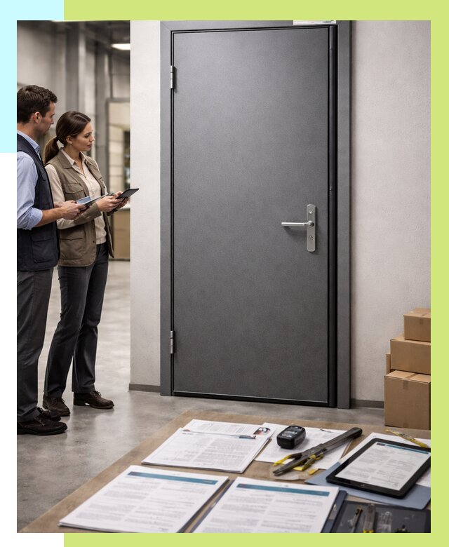 Сертификация противопожарных дверей в Мичуринске от 9319 р. | Алешин-Мчр