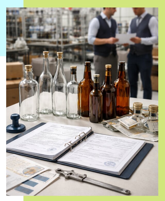 Сертификация стеклянных бутылок в Мичуринске от 25885 р. | Алешин-Мчр
