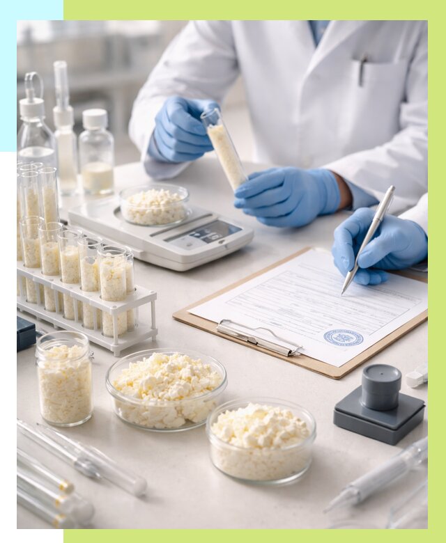 Сертификация творога в Мичуринске от 12425 р. под ключ | Алешин-Мчр
