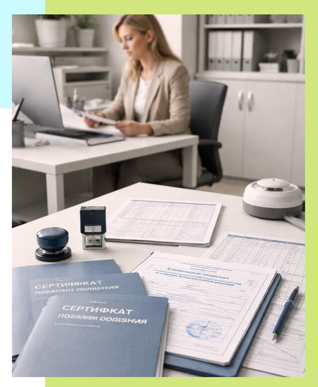 Сертификаты пожарной безопасности в Мичуринске от 15531 р. | Алешин-Мчр