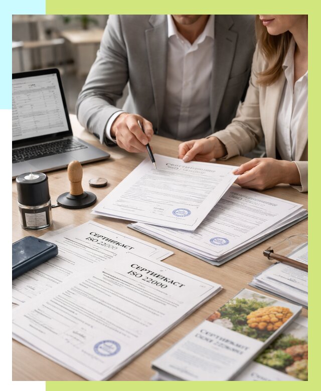 Сертификат ISO 22000 в Мичуринске от 41416 р. под ключ | Алешин-Мчр