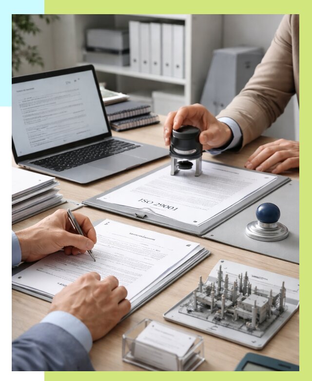 Сертификат ISO 29001 в Мичуринске под ключ от 77655 р. | Алешин-Мчр