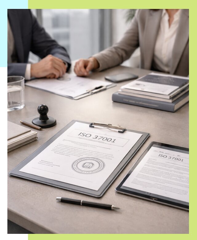 Сертификат ISO 37001 в Мичуринске оформить от 124248 р. Алешин-Мчр